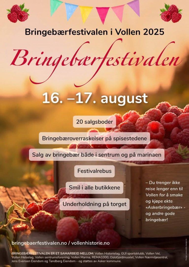 Velkommen til Bringebærfestival i helgen!