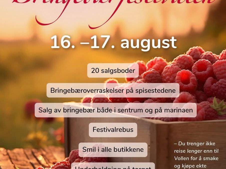 Velkommen til Bringebærfestival i helgen!